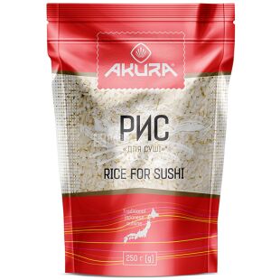Akura, 250 г, рис для суши, м/у