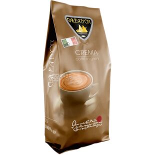 Galeador Crema, 1 кг, Кофе в зернах средней обжарки Галеадор, купаж