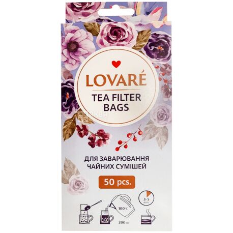 Lovare, 50 pcs., Filter bags for tea