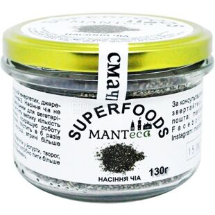 Manteca, 130 г, Семена Чиа, стекло