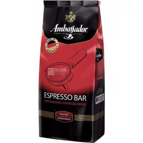 Ambassador Espresso Bar, 1 кг, Кава зернова Амбассадор Еспрессо Бар