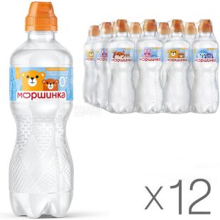  Моршинка Спорт, 0,33 л, Упаковка 12 шт., Вода дитяча негазована, з перших днів життя, ПЕТ, ПЕТ