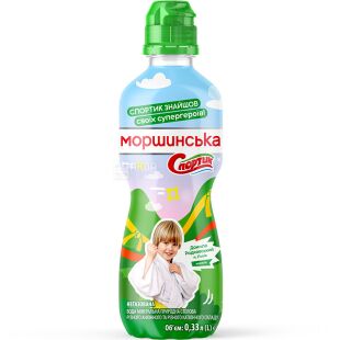  Моршинська Спортик, 0,33 л, Вода негазована, з дозатором, ПЕТ
