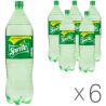 Sprite, Упаковка 6 шт. по 2 л, Спрайт, Вода солодка, зі смаком лайма і лимона, ПЕТ
