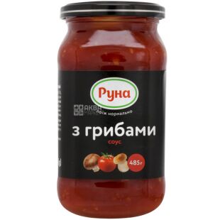 Руна, 485 г, Соус томатний з грибами