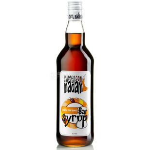 Sweet Madam, Salty Caramel, 0,7 л, Сироп Світ Мадам, Солона карамель, ПЕТ