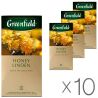 Greenfield, Honey Linden, Упаковка 10 шт. х 25 пак., Чай Грінфілд, Хані Лінден, чорний з медом