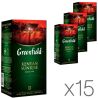 Greenfield, Kenyan Sunrise, Упаковка 15 шт. х 25 пак., Грінфілд, Кеніан Санрайз, Чай чорний
