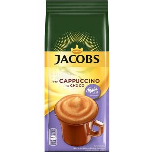 Jacobs, Cappuccino Choco, 500 г, Напій кавовий, розчинний, зі смаком шоколаду Milka