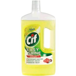 Cif, Лимонна свіжість, 1л , Засіб для чищення підлоги і стін, універсальний, ПЕТ