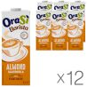 OraSi Barista Almond, Упаковка 12 шт. х 1 л, Соевый напиток Ораси Бариста, Миндаль