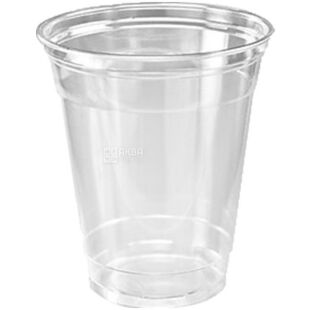 Стакан пластиковий під купольну кришку, Преміум, 250 мл х 50 шт.