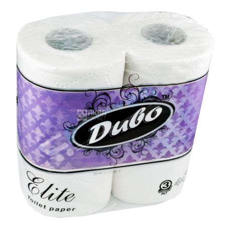 Divo Elite, 4 rolls, toilet paper, 3 ply
