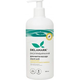 Delamark, 500 мл, Средство для мытья посуды с эфирным маслом африканского лимона 