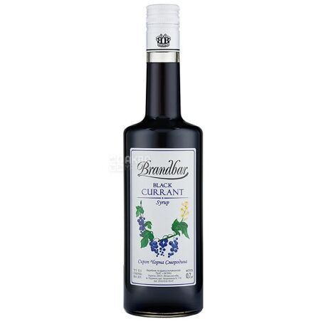 Brandbar Blackcurrant, 0,7 л, Сироп Брендбар, Черная смородина, ПЭТ