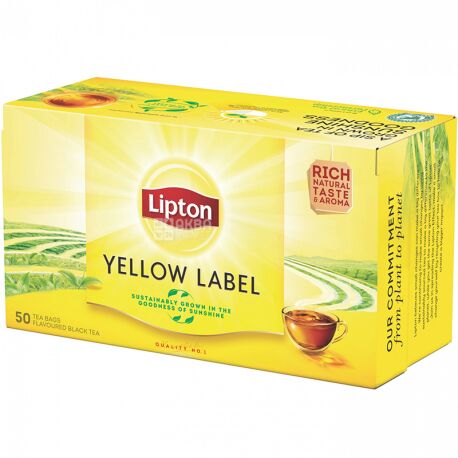 Lipton Yellow Label tea black 50 pack