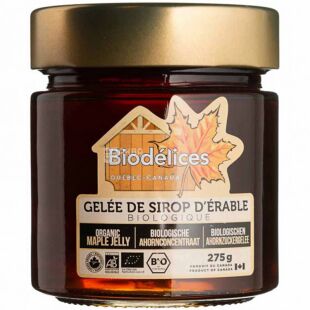 Biodelices, 275 г, Кленовое органическое желе