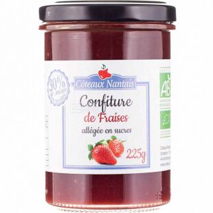  Coteaux Nantais, 225 г, Джем клубничный, органический