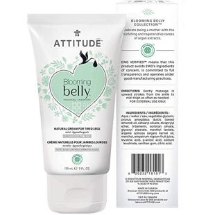 Attitude, Blooming Belly, 150 мл, Крем для уставших ног, мятный