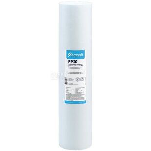 Ecosoft PP20, Екософт, Картридж із спіненого поліпропілену для фільтрів ВВ20, 20 мкм