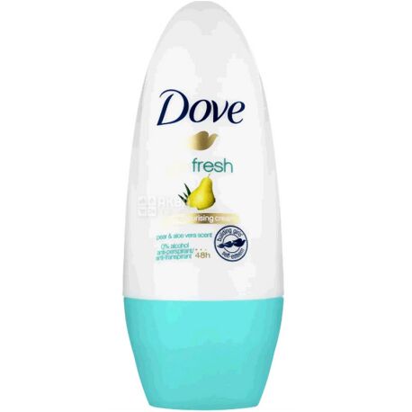 Dove Go Fresh, 50 ml, Antiperspirant Deodorant, Pear Aloe Vera