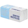 Grite Standart Compact, 150 аркушів, Паперові рушники Гріте, 2-шарові, V-складання, білі, 225х220мм