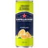 San Pellegrino Pompelmo, 0,33 л, Напій газований соковмісний Жовтий Грейпфрут Сан Плігріно, ж/б