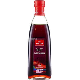 Akura, 330 мл, Уксус спиртовой бальзамический, 6%, стекло