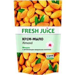 Fresh Juice, 460 мл, Крем-мыло Фреш Джус, Миндаль, запаска 