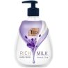Teo, Rich milk, 400 мл, Жидкое мыло для рук Тео, увлажняющее, с дозатором