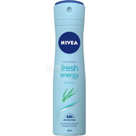 Nivea, 150 ml, Deodorant Antiperspirant Spray, Fresh Energy