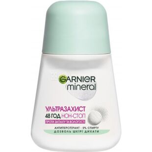 Garnier Mineral, 50 мл, Дезодорант-антиперспирант, Ультразащита