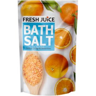 Fresh Juice, 500 г, Соль для ванны, Сицилийский апельсин и клементин