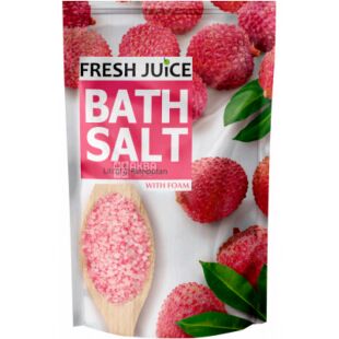Fresh Juice, 500 г, Сіль для ванни, Лічі та рамбутан