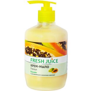 Fresh Juice, 460 мл, Гель-мило Фреш Джус, Папайя, з дозатором