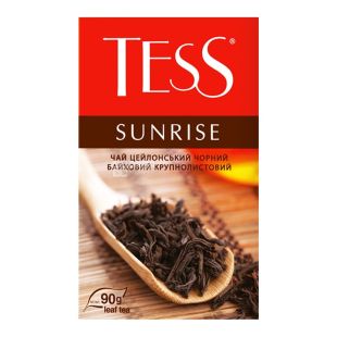 Tess Sunrise, 80 г, Чай Тесс Санрайз, чорний