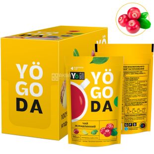 YOGODA, 50 г, Журавлинний чай, Концентрат