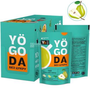 YOGODA, Yogoda, 50 г, Чай концентрований, Груша, лайм та чебрець, без цукру