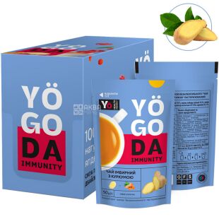 YOGODA, 50 г, Чай имбирный с куркумой, концентрированный