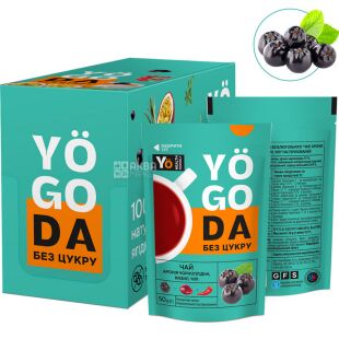 YOGODA, 50 г, Чай концентрированный, Черноплодная рябина, кизил и чили, без сахара