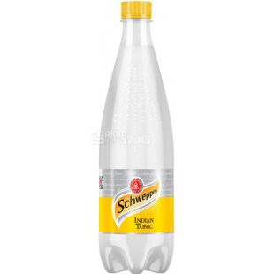 Schweppes Indian Tonic, 0.75 л, Напиток газированный Индиан Тоник Швепс, ПЭТ