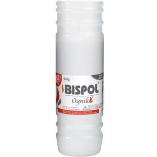 Bispol, Ognik, 250г, Свічка парафінова в тубусі, 4 дні горіння