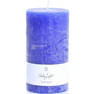 Candy light, 80 х 170 мм, Свічка парафінова циліндрична, в асортименті, до 80 годин горіння