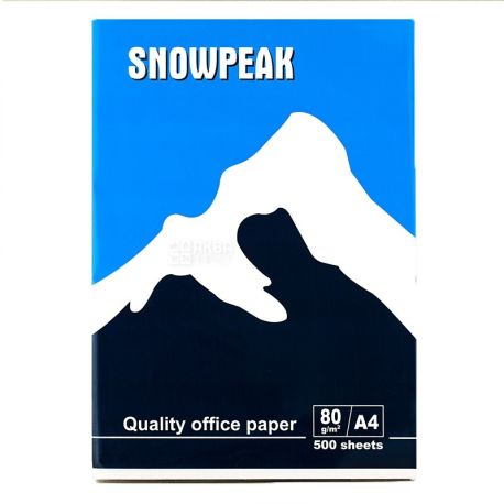 Snowpeak, 500 l., Paper, A4, m / s