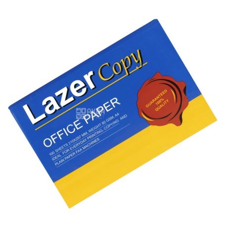 Lazer Copy, 100 l., Paper, A4, m / s