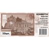 Конверт Е65 (110 х 220 мм) белый офсет, 50 шт., без окна