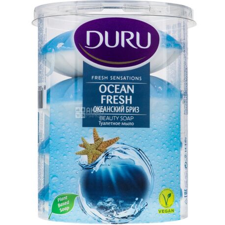 Duru Ocean Breeze, 4 шт. х 100 г, Мило тверде, Океанський бриз