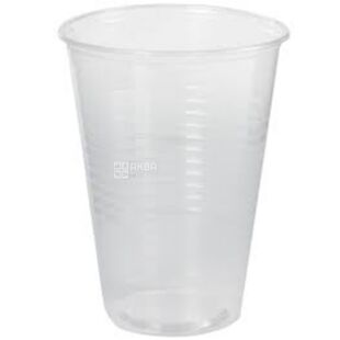 Lux, 100 шт., Стакан пластиковий, 200 мл
