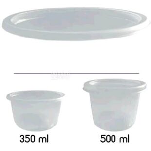 Кришка для супового контейнера 350/500мл, d115мм, 50 шт.