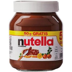 Nutella, 500 г, Нутелла, Паста шоколадна з горіхами